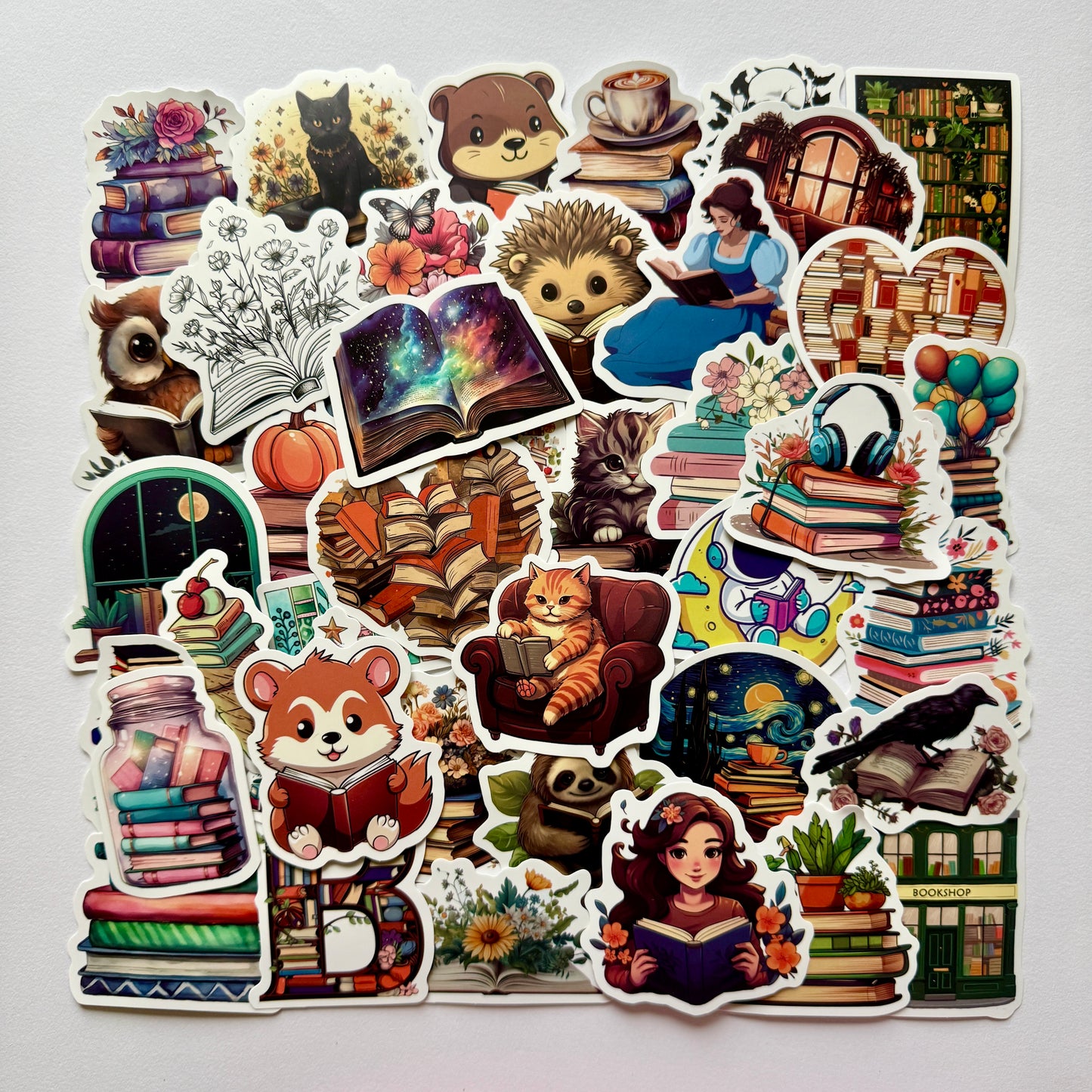 50 pcs Sticker pack BOOKS #4