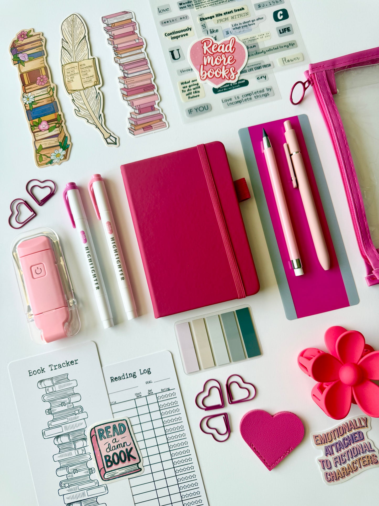 HOT PINK Bookish Bundle