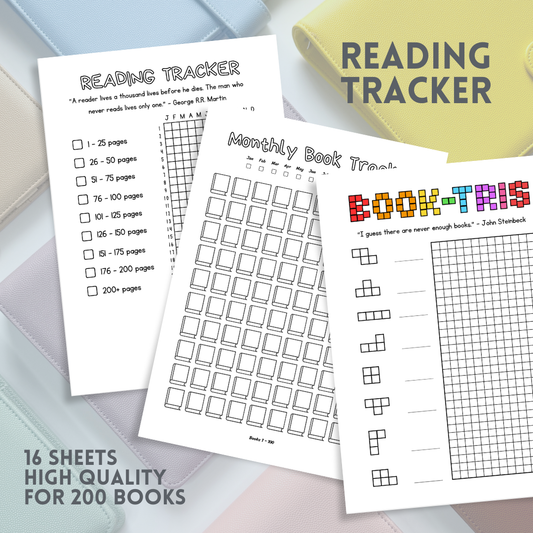 Book Tracker Sheets