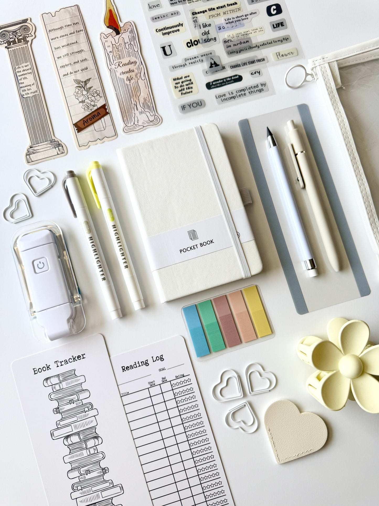 WHITE Bookish Bundle