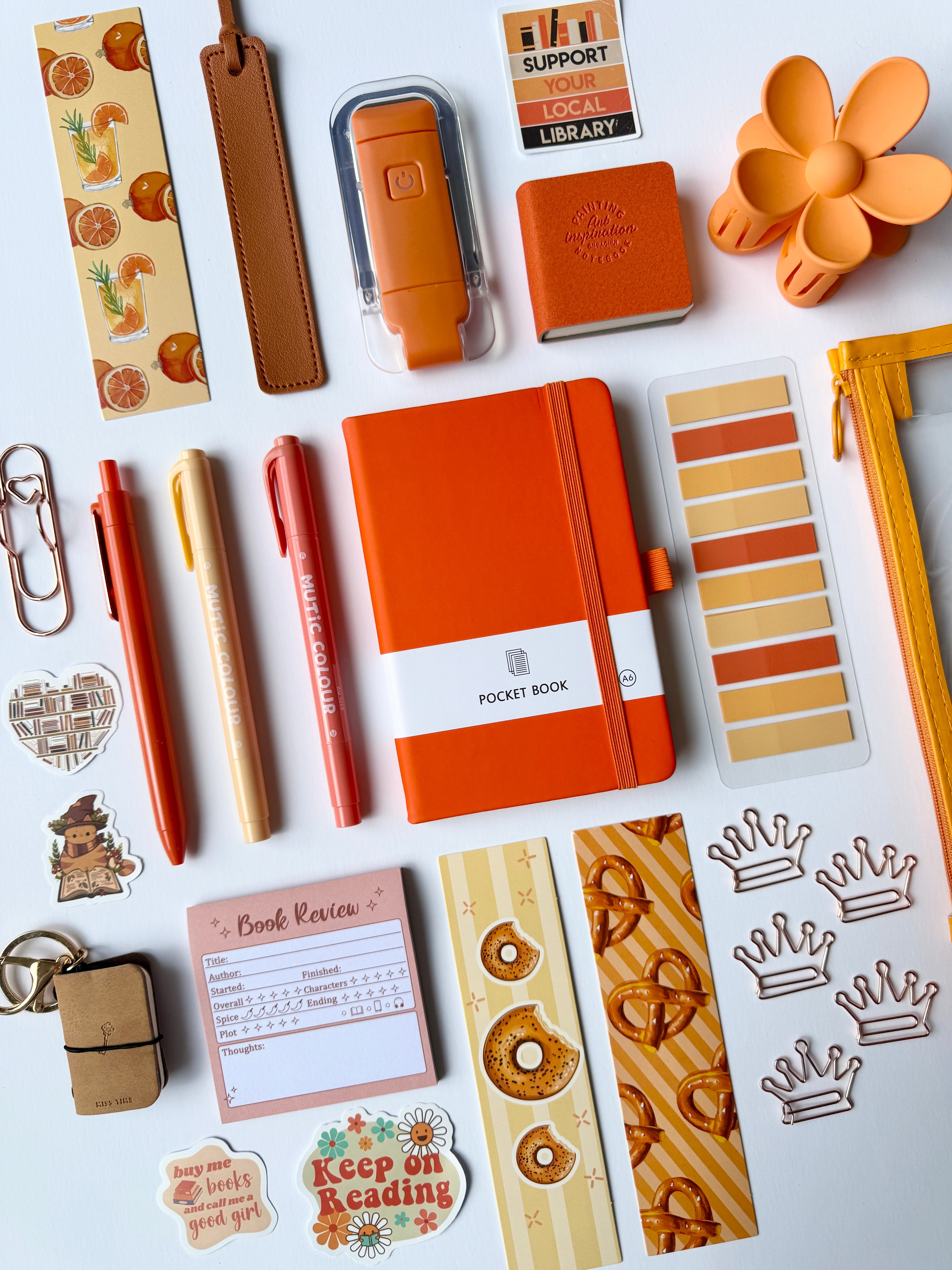 ORANGE 🧡 Bookish Bundle-1