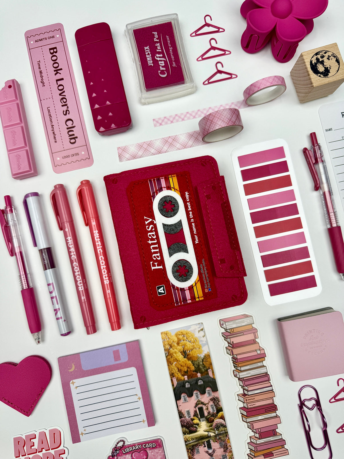 RETRO HOT PINK 🎶 🩷 Bookish Bundle