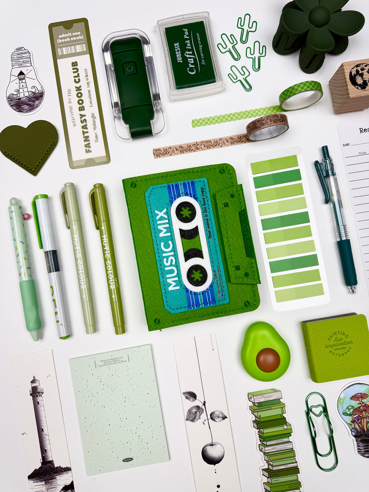 RETRO GREEN 🎶 💚 Bookish Bundle