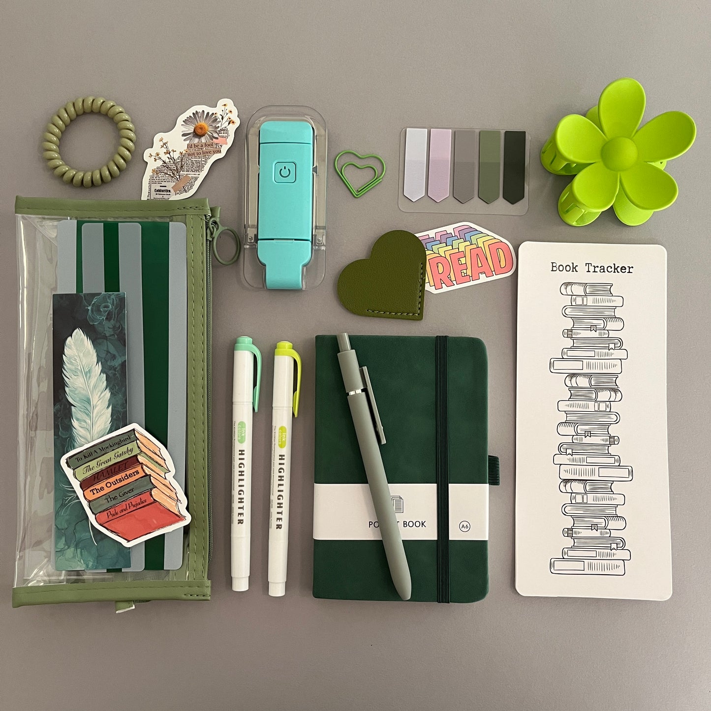 GREEN Bookish Bundle