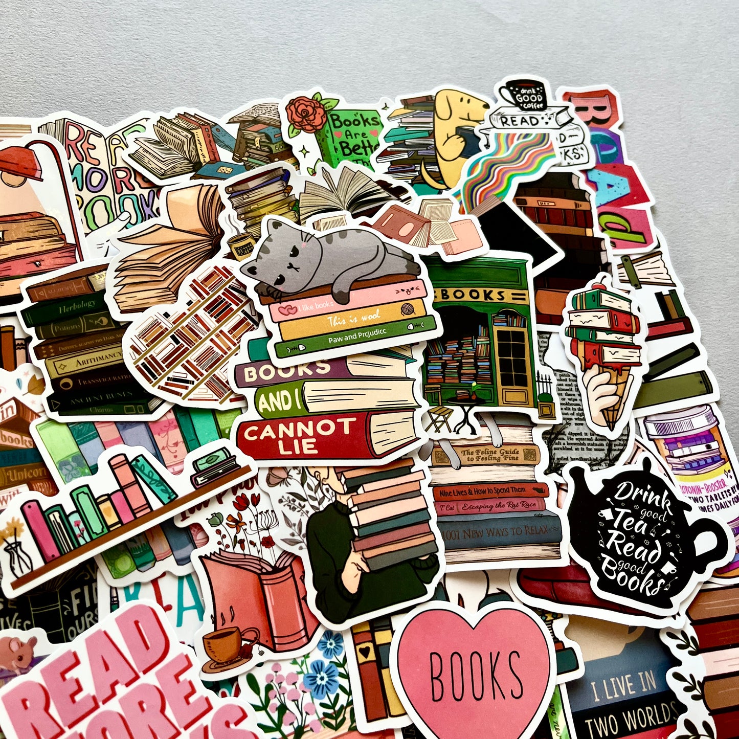 50 pcs Sticker pack BOOKS #2