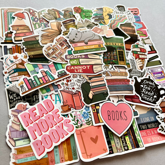 50 pcs Sticker pack BOOKS #2